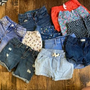 Girls ice 6-8slim shorts bundle (11 pairs)